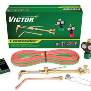 Victor Technologies Contender Heavy Duty Outfit, 315FC Torch Handle, CA 2460 Cutting Attachment, 540/300 ESS3 EDGE Regulators